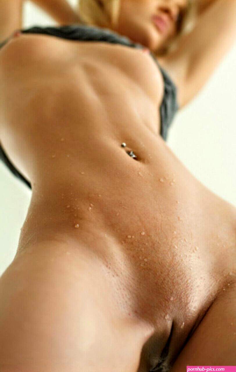 : Skinny Blonde Piercing Pussy Small Tits Tummy