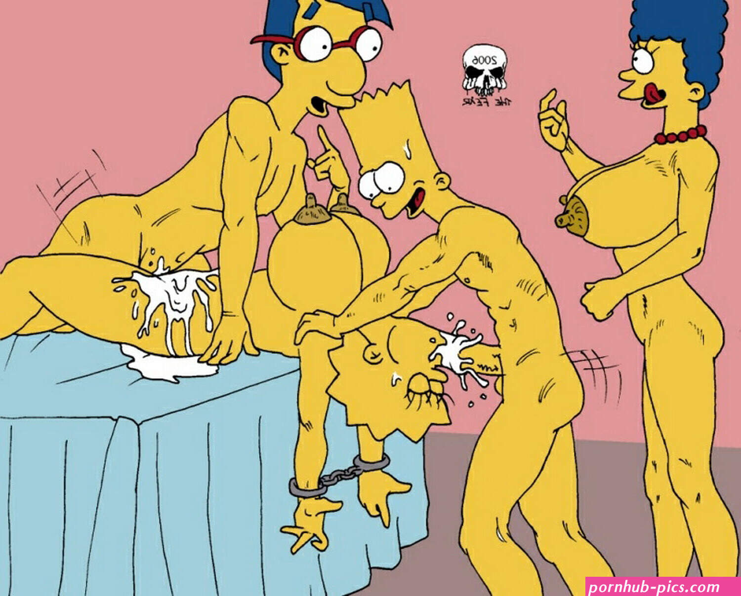 Milhouse Van Houten and Bart Simpson Missionary Cum Nude Big Breast Your Cartoon Porn