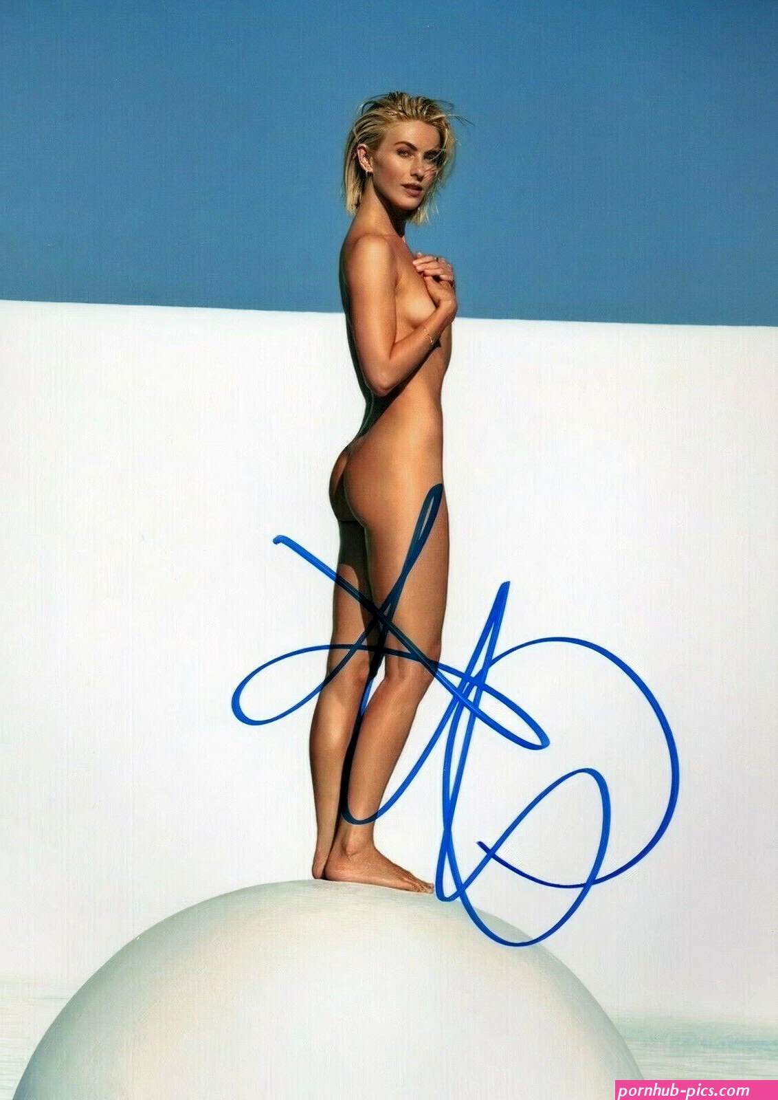 JULIANNE HOUGH NUDE FOOTLOOSE DANCING WITH THE STARS SIGNED 8.5 X 11 Reprint