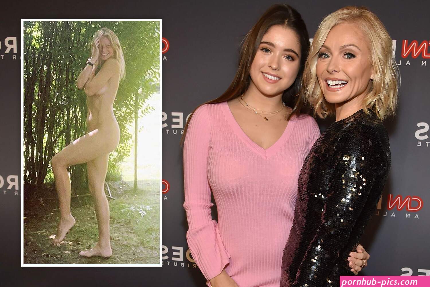 Kelly Ripas daughter Lola 19 threatens to post nude photos if mom poses naked like Gwyneth Paltrow on 50th birthday