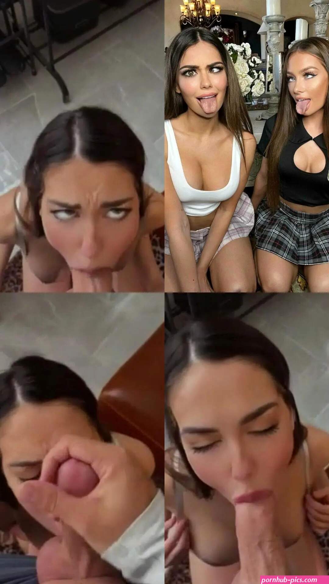 Amateur Tiktok Influencer Giving Demon Blowjob to her Besties Boyfriend