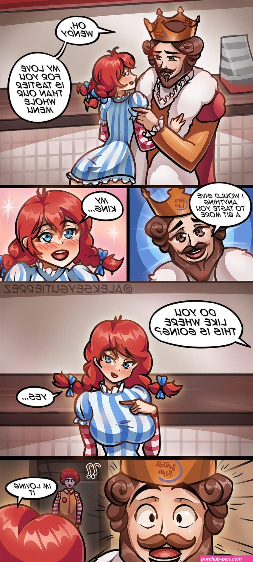 alekseygutierrez burger king mcdonalds wendys ronald mcdonald
