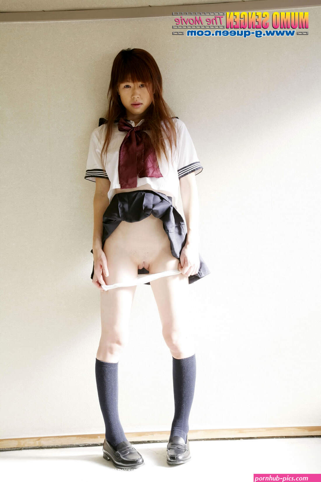 Innocent asian teen girl in glasses Rin Kitagawa
