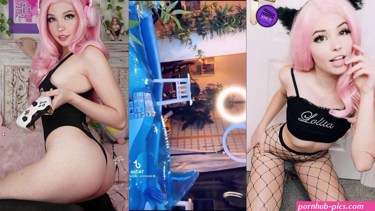 Belle Delphine naked ass video