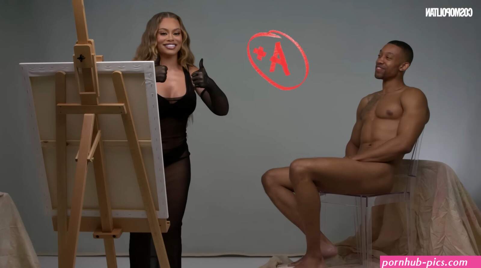 MiE on X: Doja and Latto painting naked folks