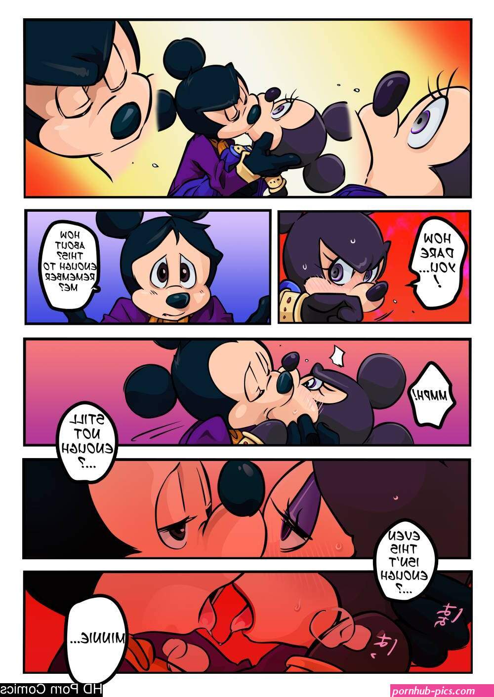Mickey and The Queen comic porn
