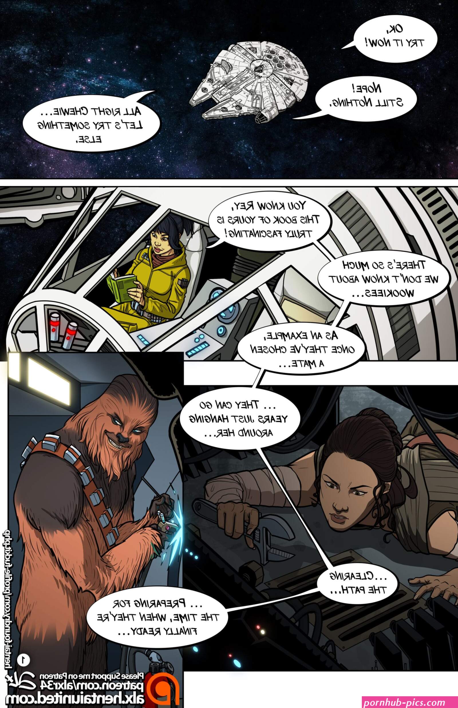 Porn comic Star Wars Parody A Complete Guide To Wookie Sex PornKomix