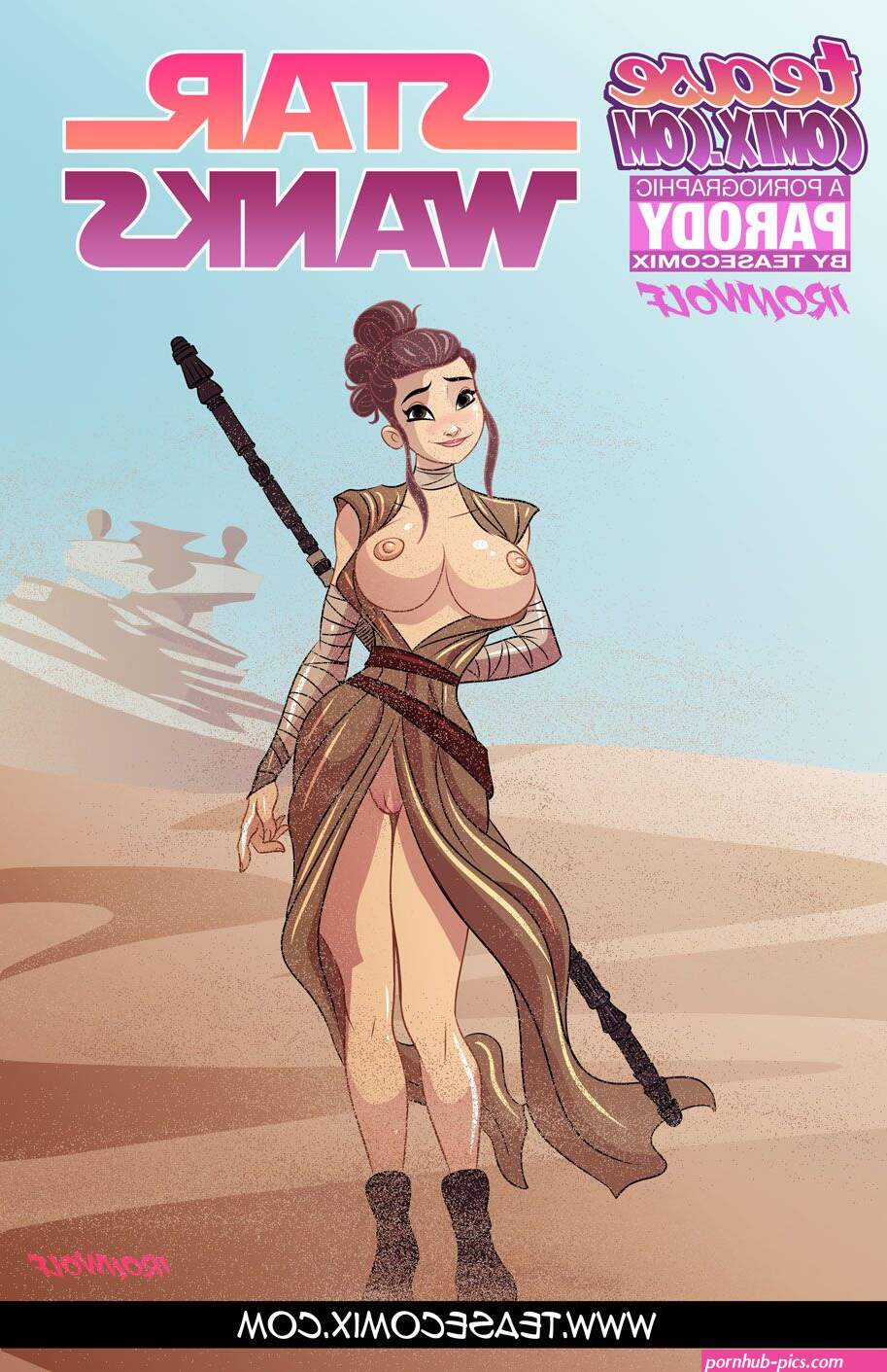 Star Wanks Star Wars Tease Comix