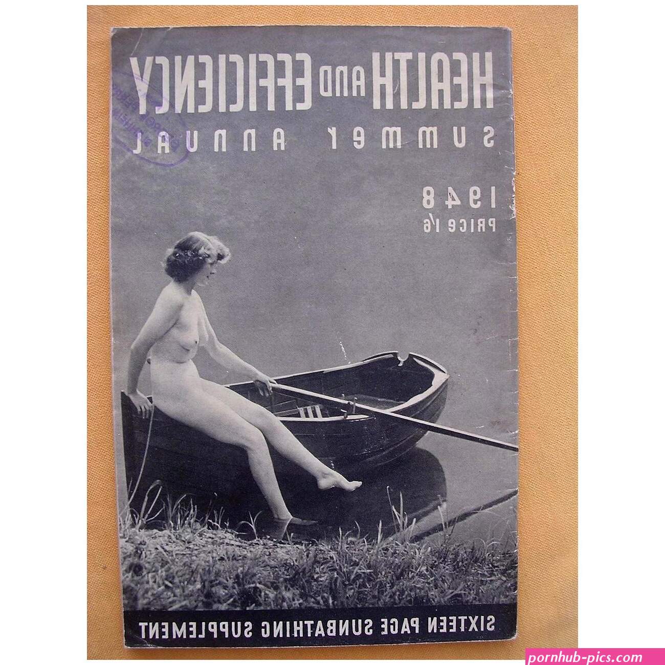 Vintage 1948 Health Efficiency English Nudist Magazine : Antique Goodies