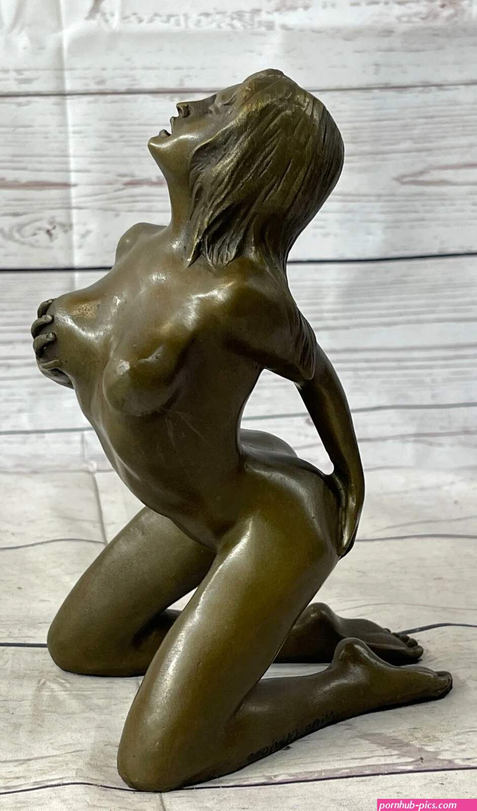 Nude Bronze Statue Sculpture Figure Young Girl Woman Erotic Sexual Art