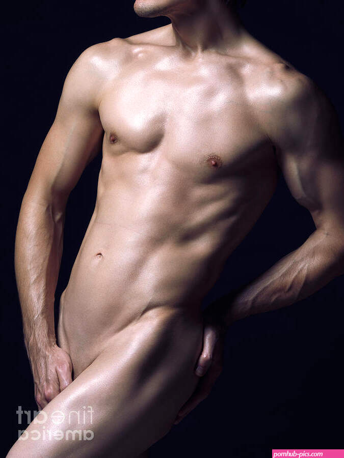 Young nude man slim fit body Photograph by Maxim Images Exquisite Prints