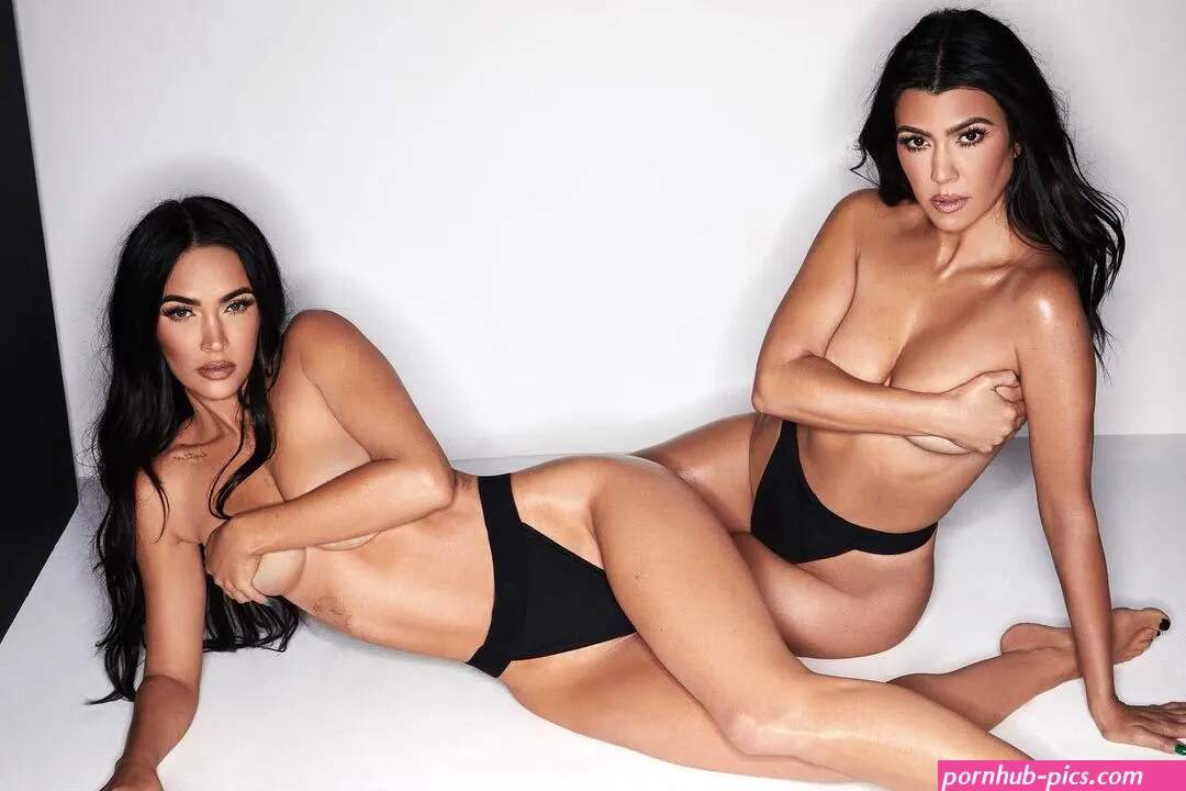 Kourtney Kardashian and BFF Megan Fox go TOPLESS in nearly-nude photoshoot for sister Kims SKIMS lingerie