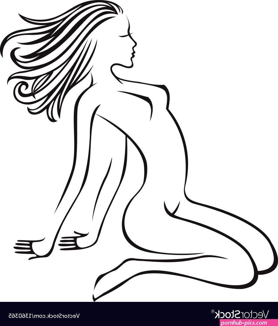 Naked girl Royalty Free Vector Image