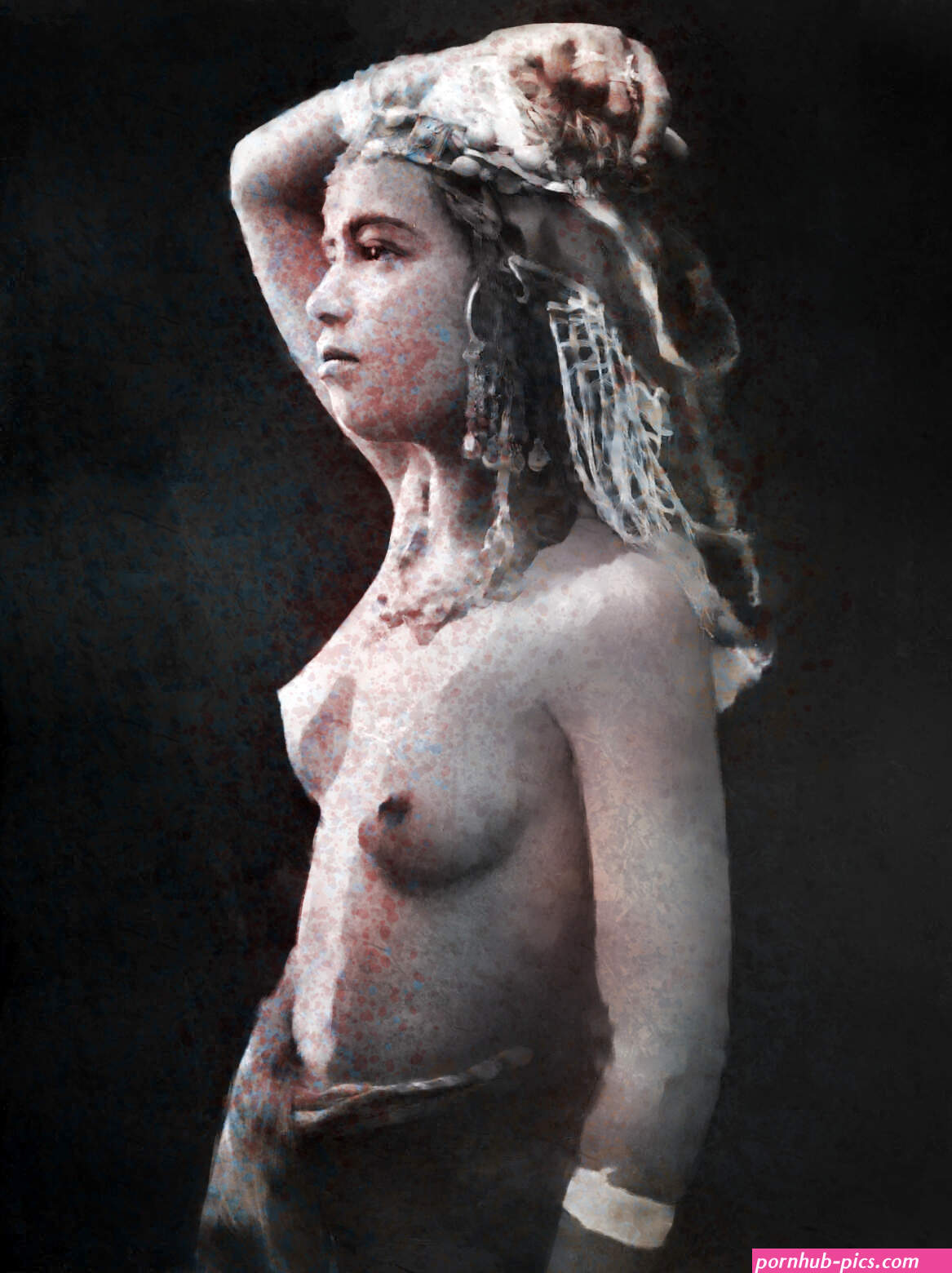 Young woman nude