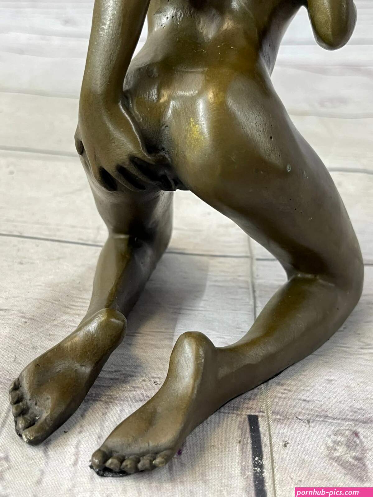 Nude Bronze Statue Sculpture Figure Young Girl Woman Erotic Sexual Art