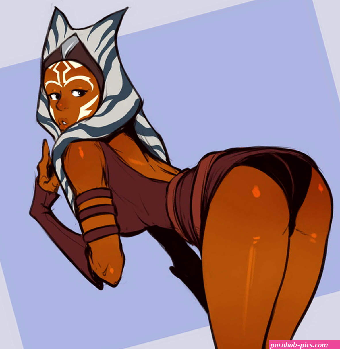 Ahsoka Tano and Togruta Panties Tits Big Breast Solo Female Only Your Cartoon Po