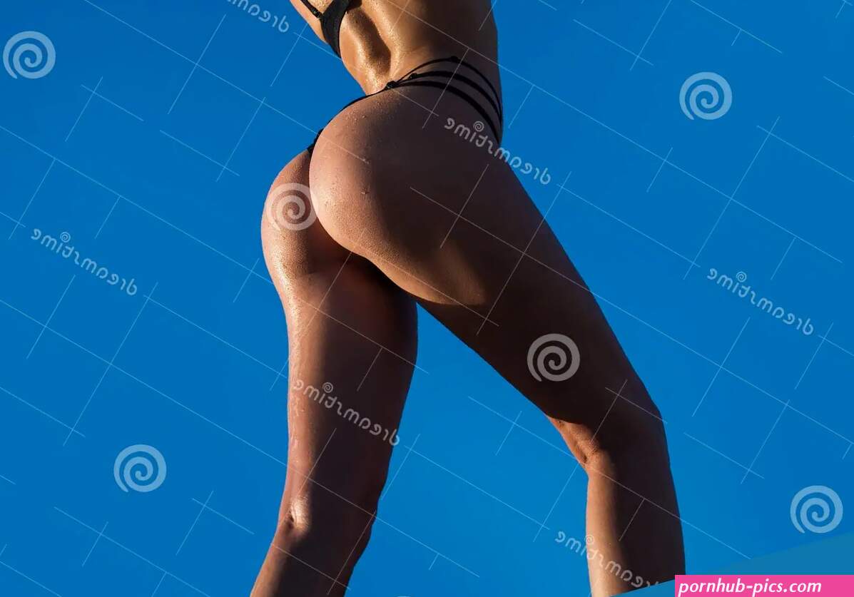 Fitness Form. Beautiful Female Butt. Perfect Young Girl in Panties Stock Photo