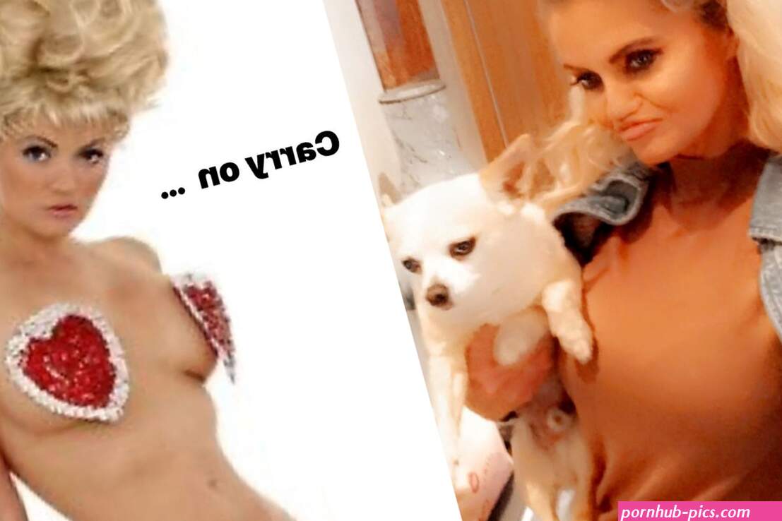 Danniella Westbrook leaves nothing to the imagination as she poses in tiny Barba