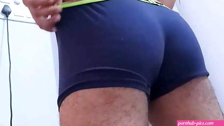 Indian Gym Trainer Showing his Hairy body bulge big cock and big ass in video call Underwear