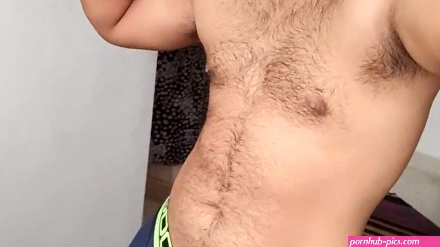 Indian Gym Trainer Showing his Hairy body bulge big cock and big ass in video call Underwear watch online