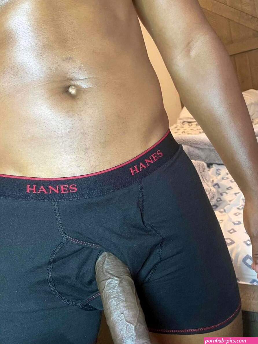 Black cock out of boxers
