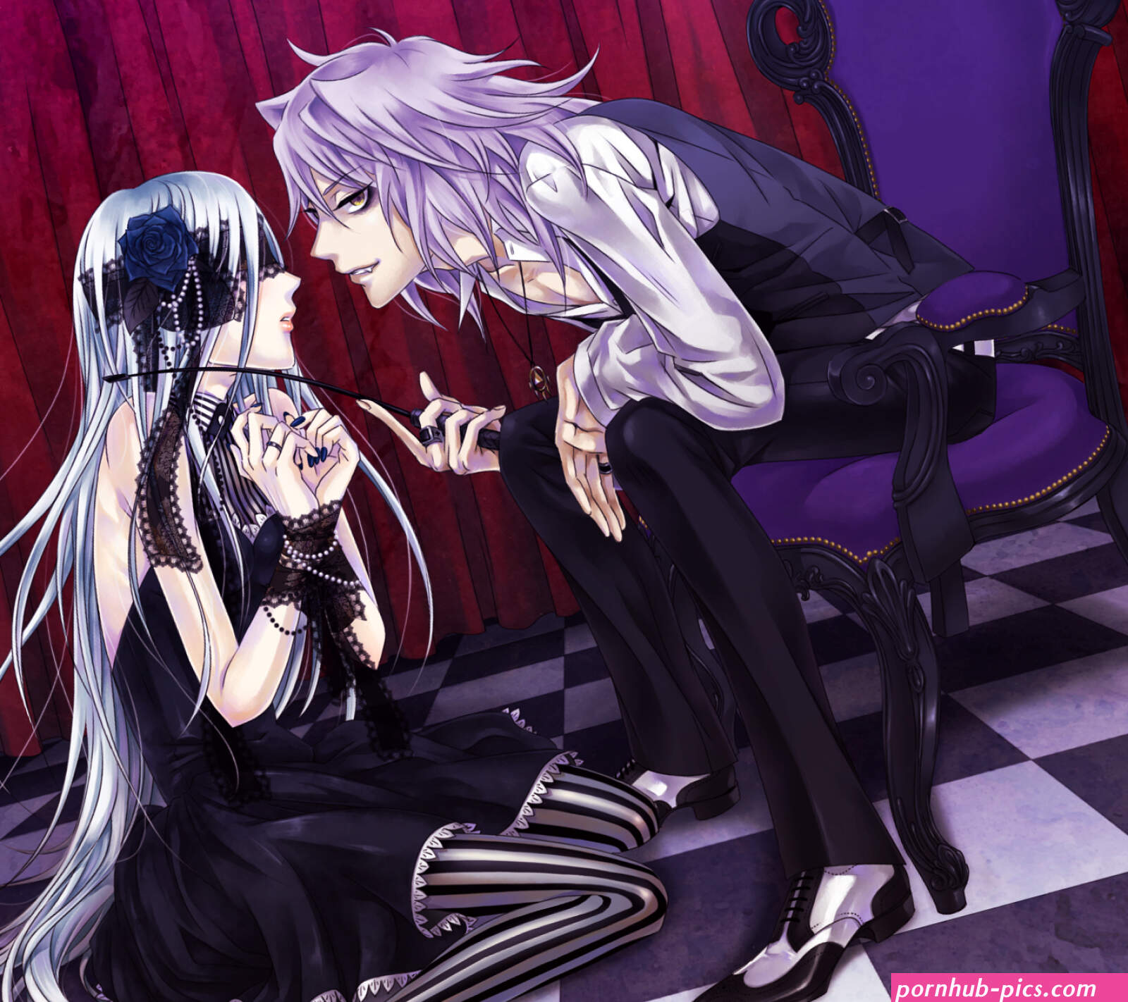 asai yuichi yugioh kisara yami bakura bondage dress gothic lolita lolita fashion pantyhose