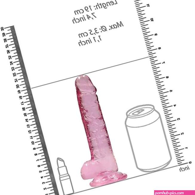 Realrock Realistic 7 inch Clear Dildo With Balls