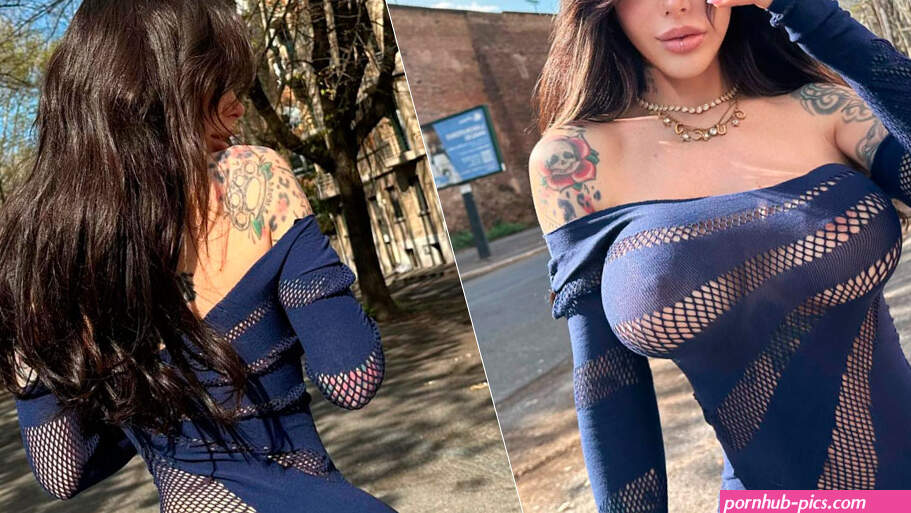 Cenapop Modelo do OnlyFans usa vestido ousado e fica com bumbum à mostra na rua