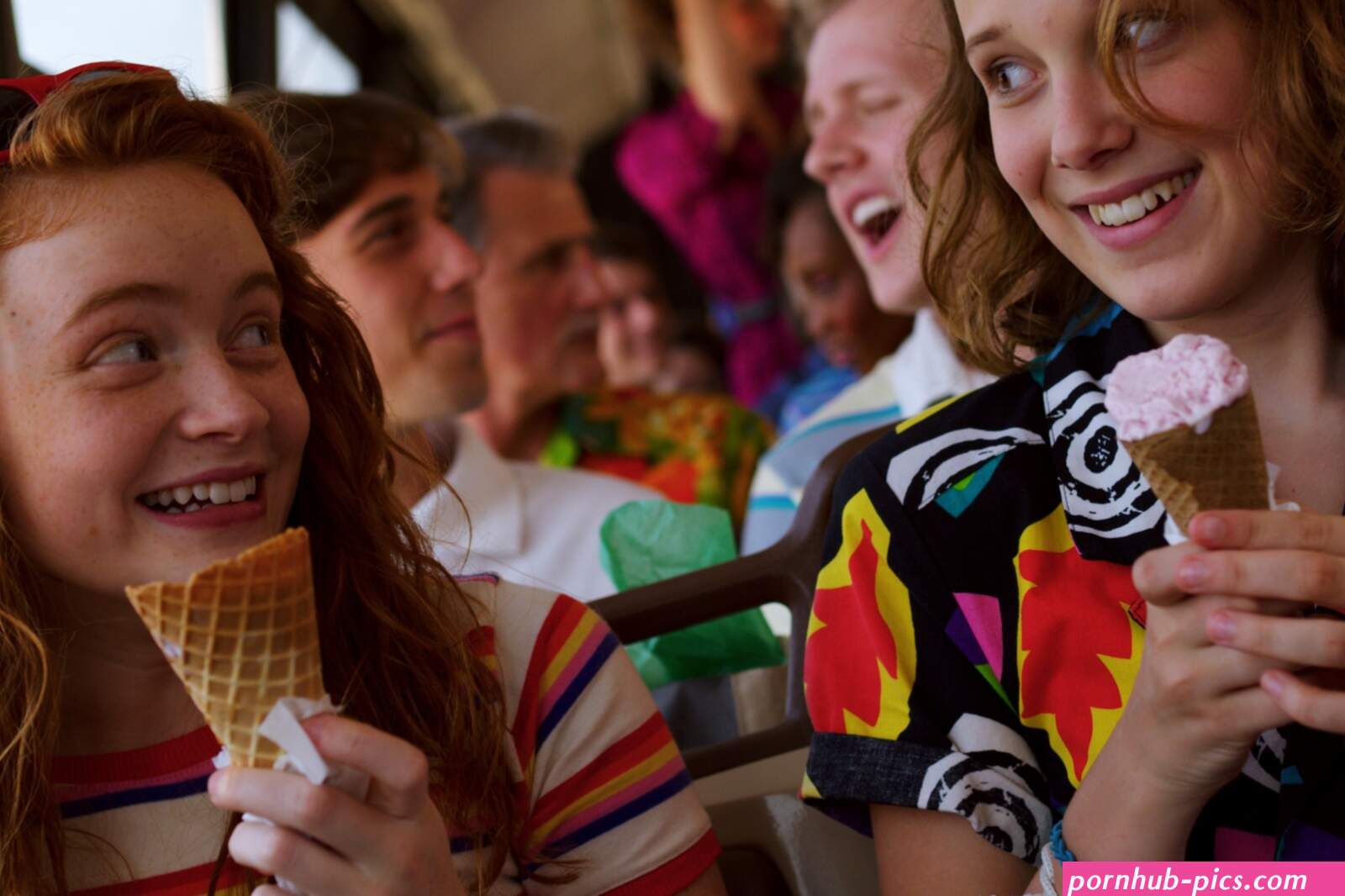 HD desktop wallpaper: Ice Cream Tv Show Millie Bobby Brown Eleven Stranger T