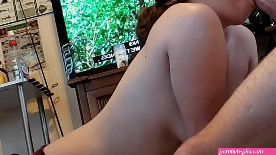 Amateur hot girl next door gives blowjob and jerks cumshot on her big tits.