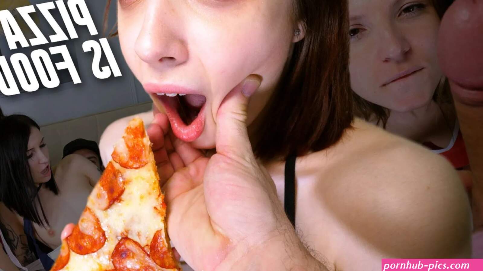 Pizza blow job
