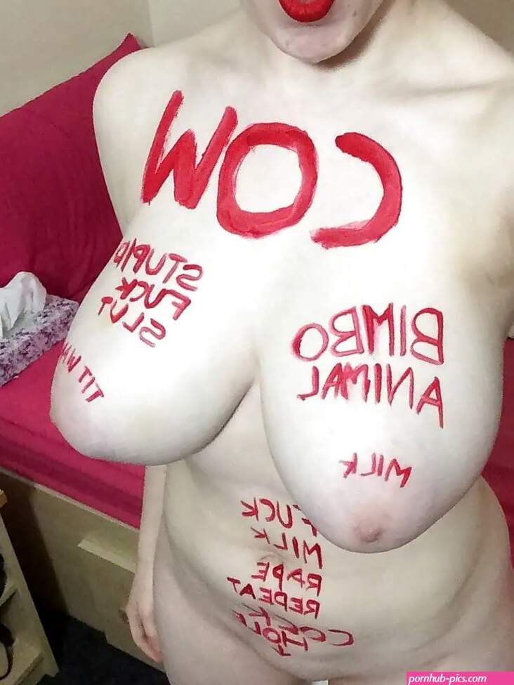 Body writing humiliation
