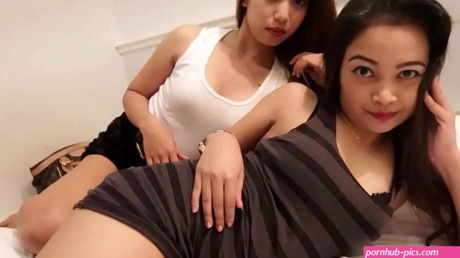 AsianSexDiary Hot Asian Friends Tease Big Foreigners Cock