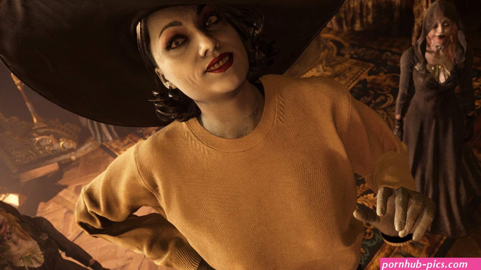 New Lady Dimitrescu casual mod gives off big Wine Mom energy