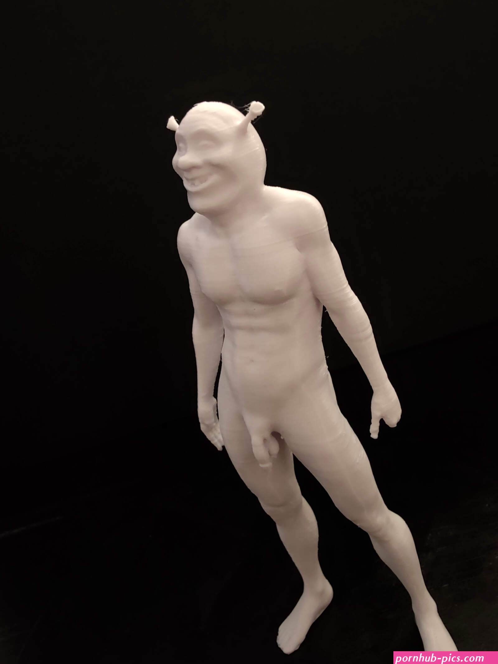 STL file Shrek nude 3D printing idea to downloadCults