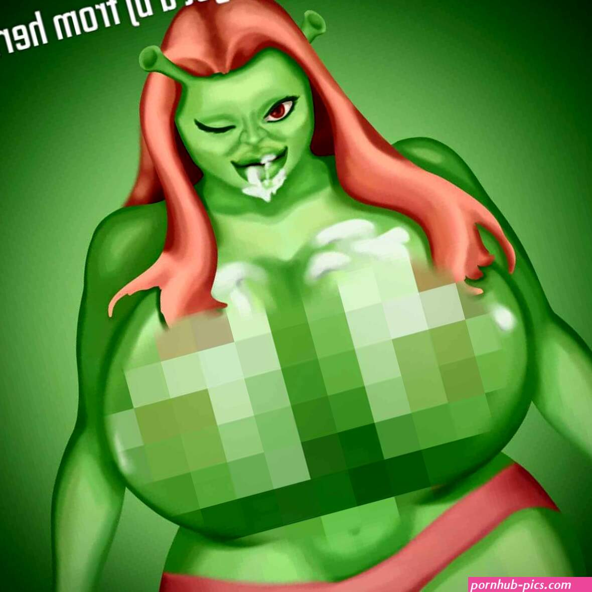 Huge boobs female shrek nude pic