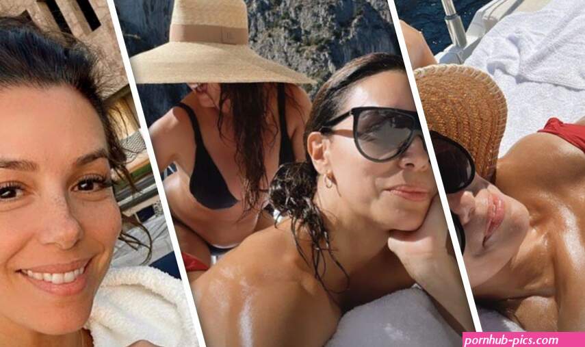Eva Longoria 47 goes topless after flashing incredible figure in skimpy red bikini