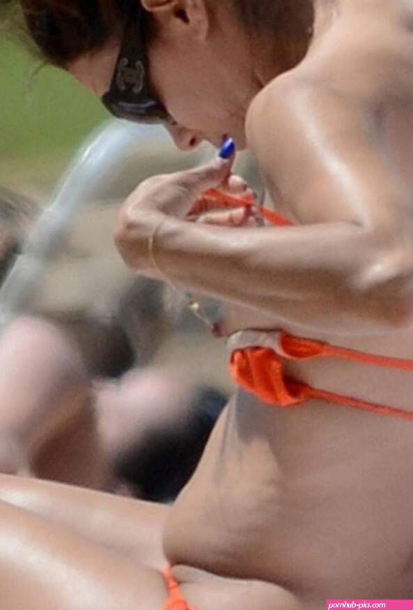 Eva Longoria Nip Slip at the wedding of her friends in Puerto Rico in 2013