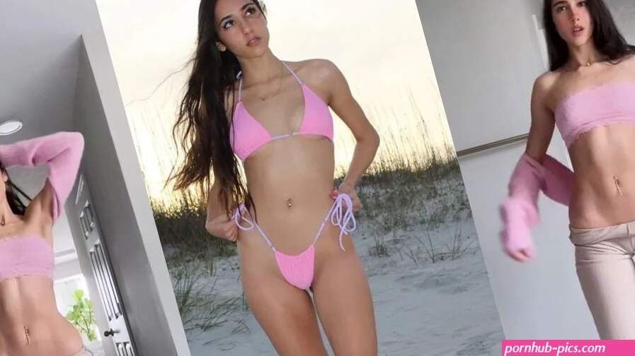 Izzy green showing ass in thongs