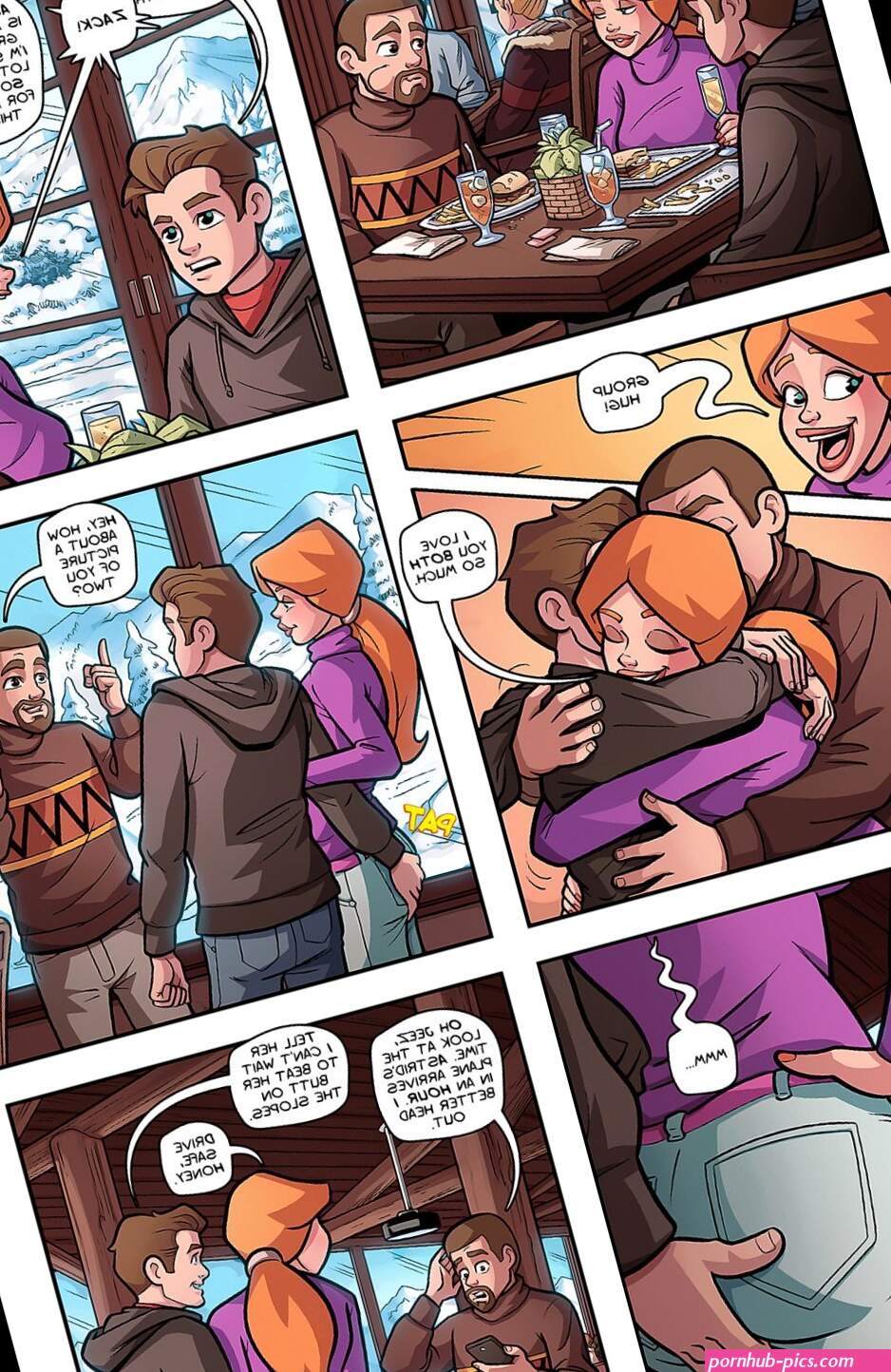 Snowed In By JABComix Porn Comic english 05