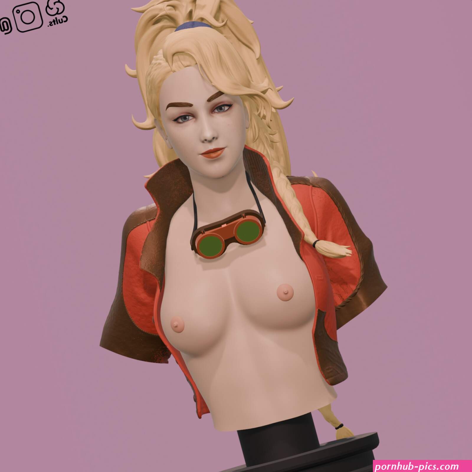 STL file Gemma Bust NSFW Monster Hunter Wild 3D printer design to downloadCults