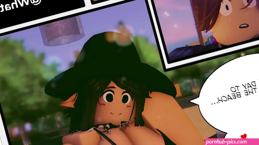 Sweet roblox girl giving a blowjob