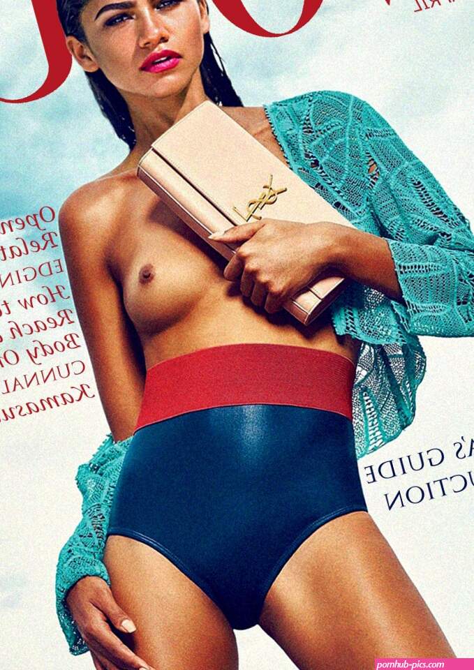 Zendaya Coleman Small Boobs Magazine Cover Naked 001 Celebrity Fakes 4U
