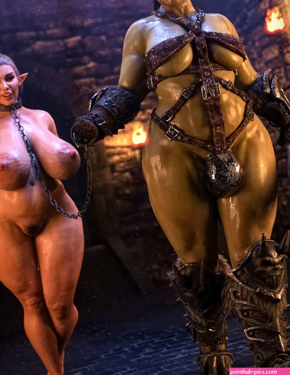 3D Fantasy girls monsters and some aliens porn pics