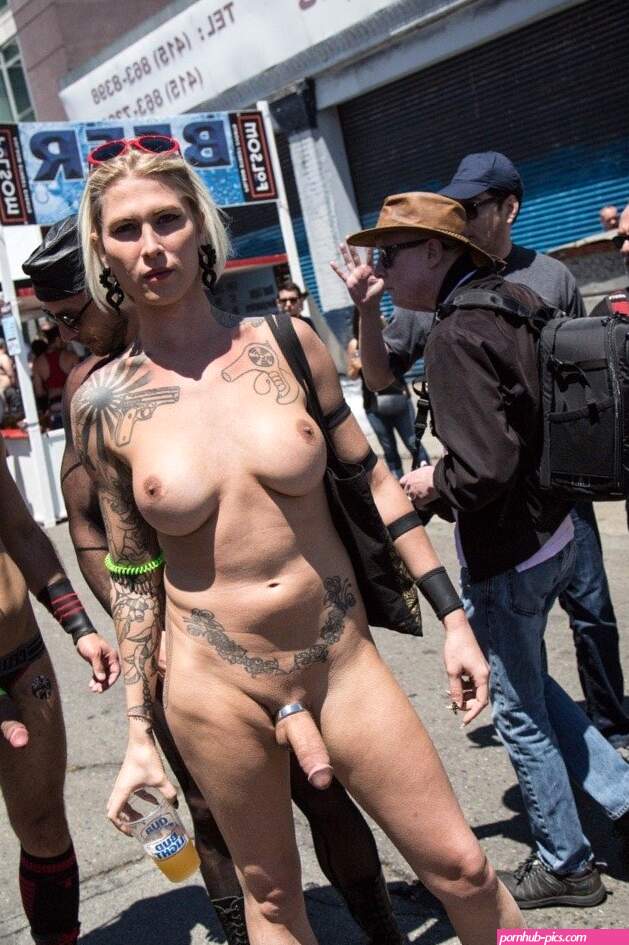 Shemale public