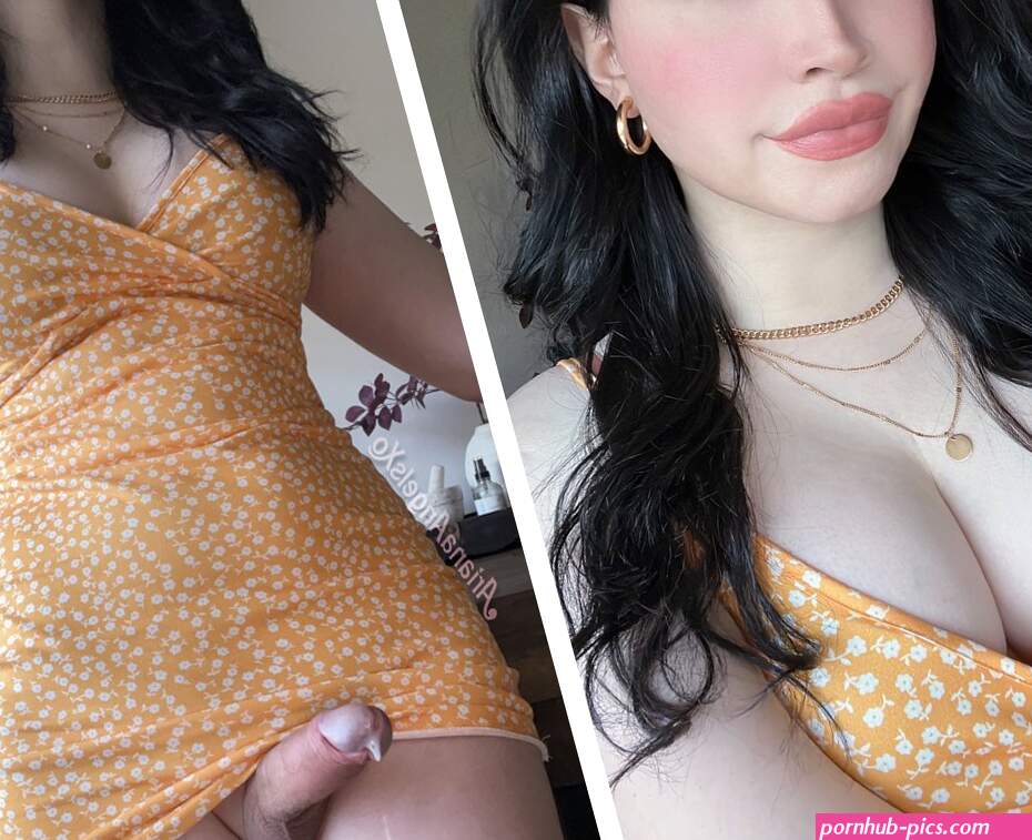 Sun dress TS cumshot