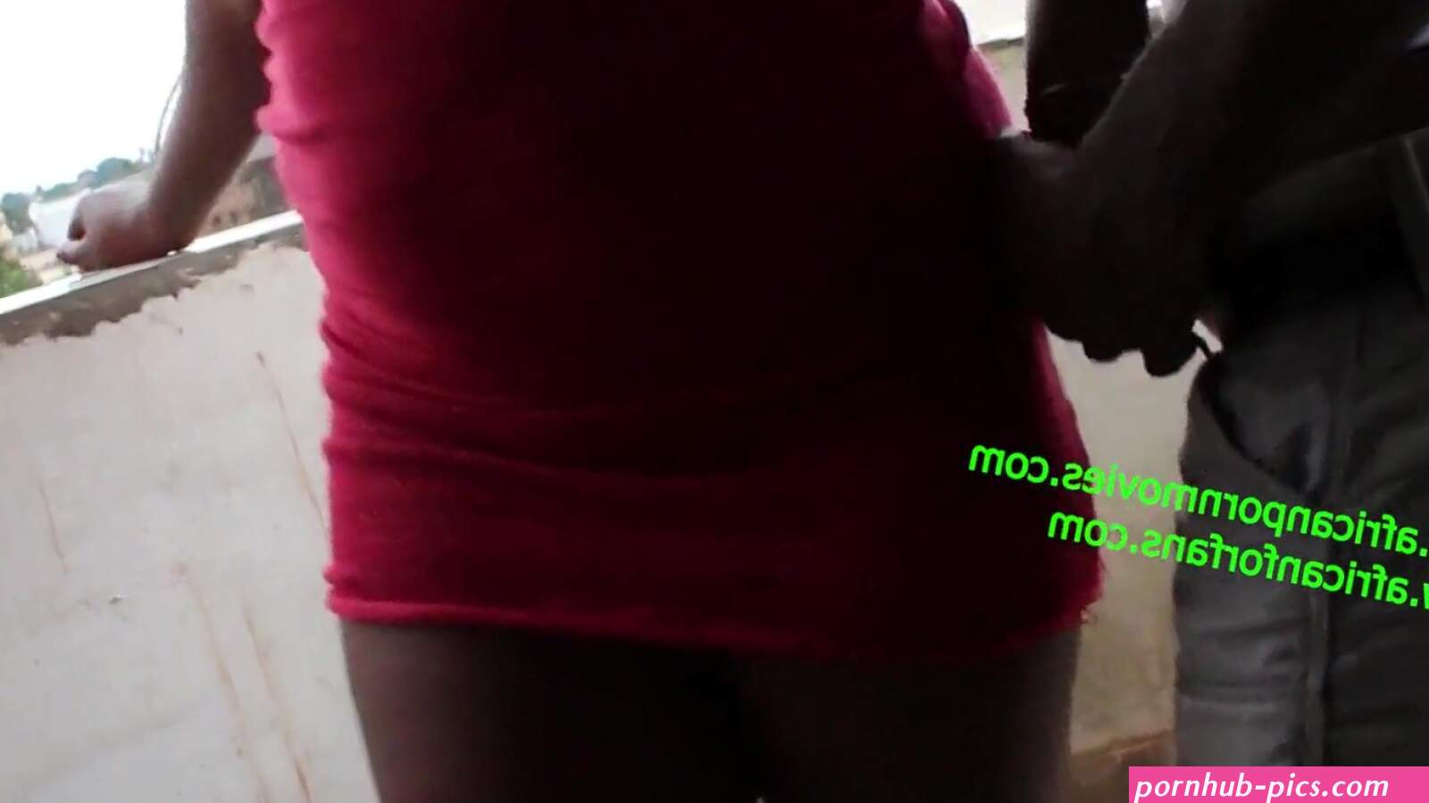 Anita the sexy girl from the village who gets roughly fucked on the veranda of the house by her neighbor in a scene of adultery with a big black cock publicly in