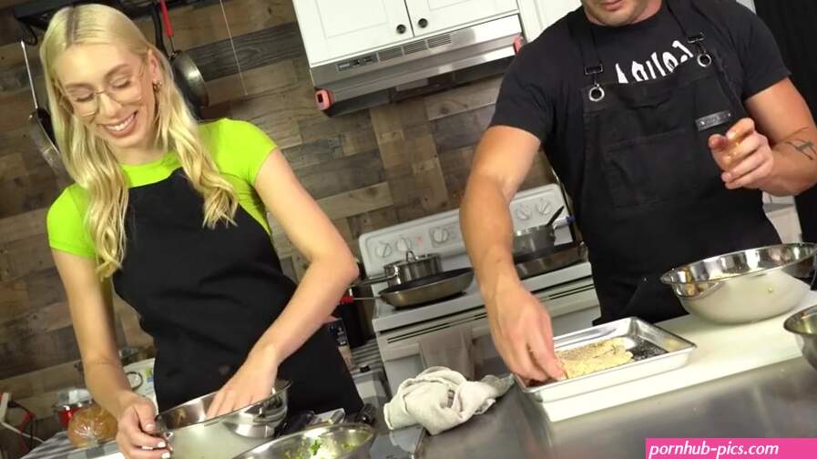 Kay Lovely and Nathan Bronson Cooking battle Porn chitchat