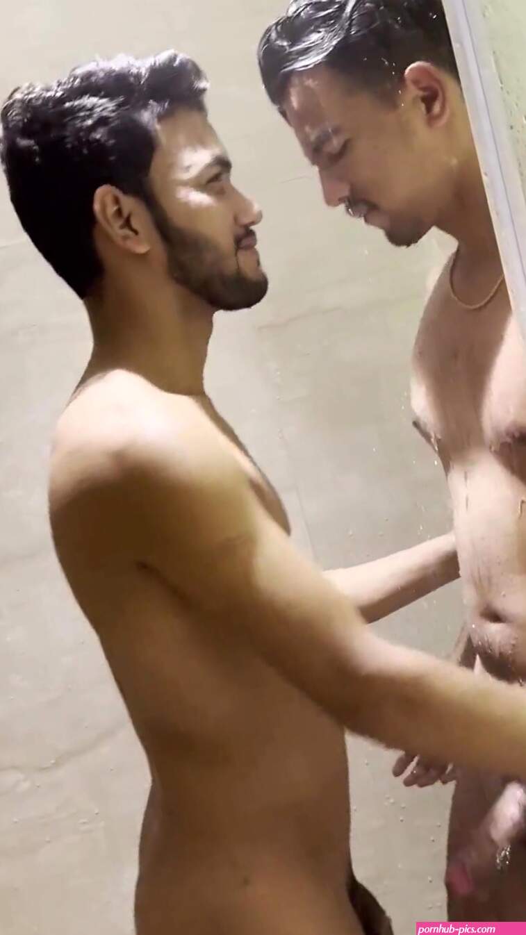 Cute desi guys in shower
