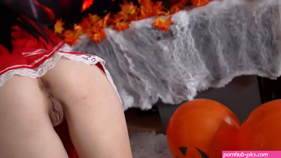 Little Red Riding Hood Fucks Pussy with a Dildo FREE! Halloween